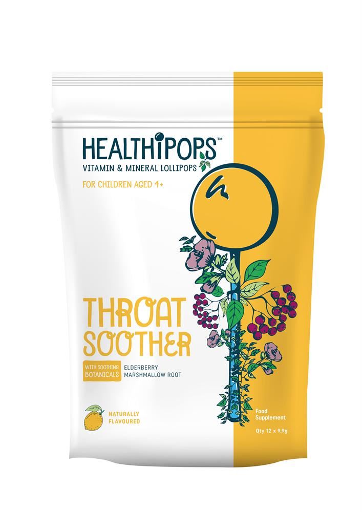 Healthipops Throat Soother 12 Lollipops