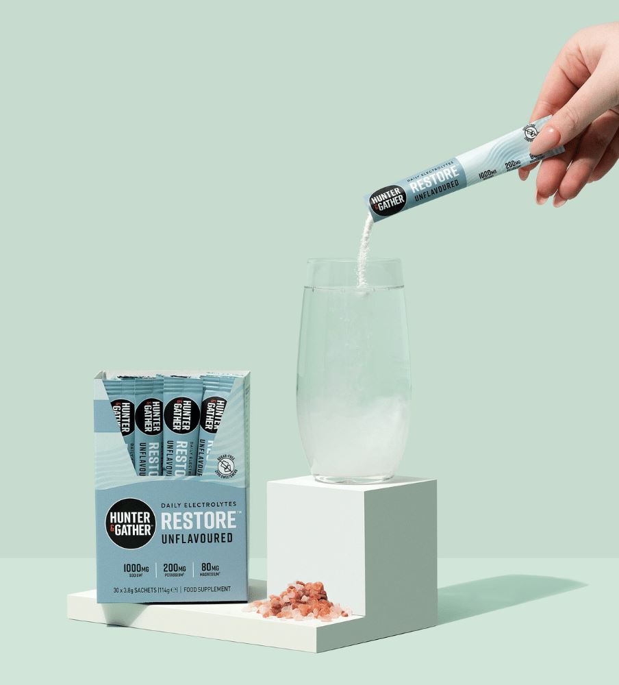 Hunter & Gather Restore Unflavoured Electrolyte Sachets 30 x 3.75g per pack