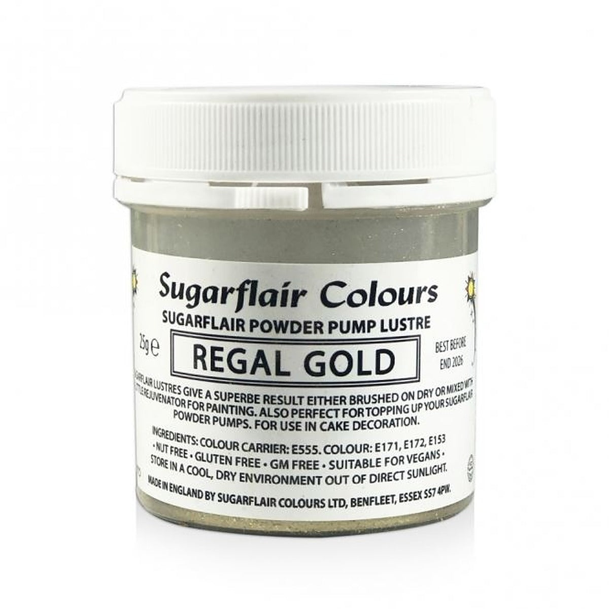 Sugarflair Powder Pump Lustre Refill 25g - All Colours - image 24