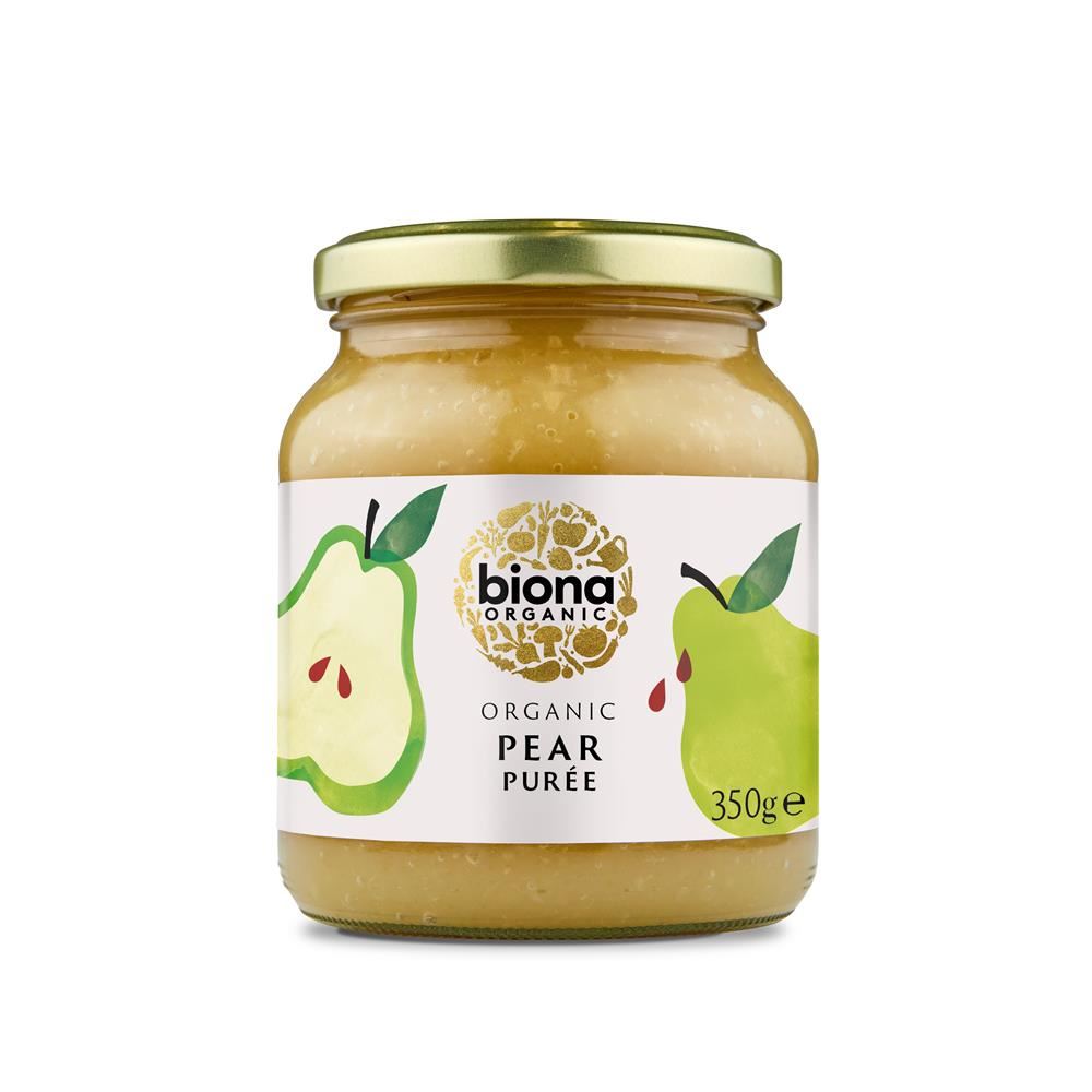 Biona Organic Pear Puree - No Added Sugar 350g