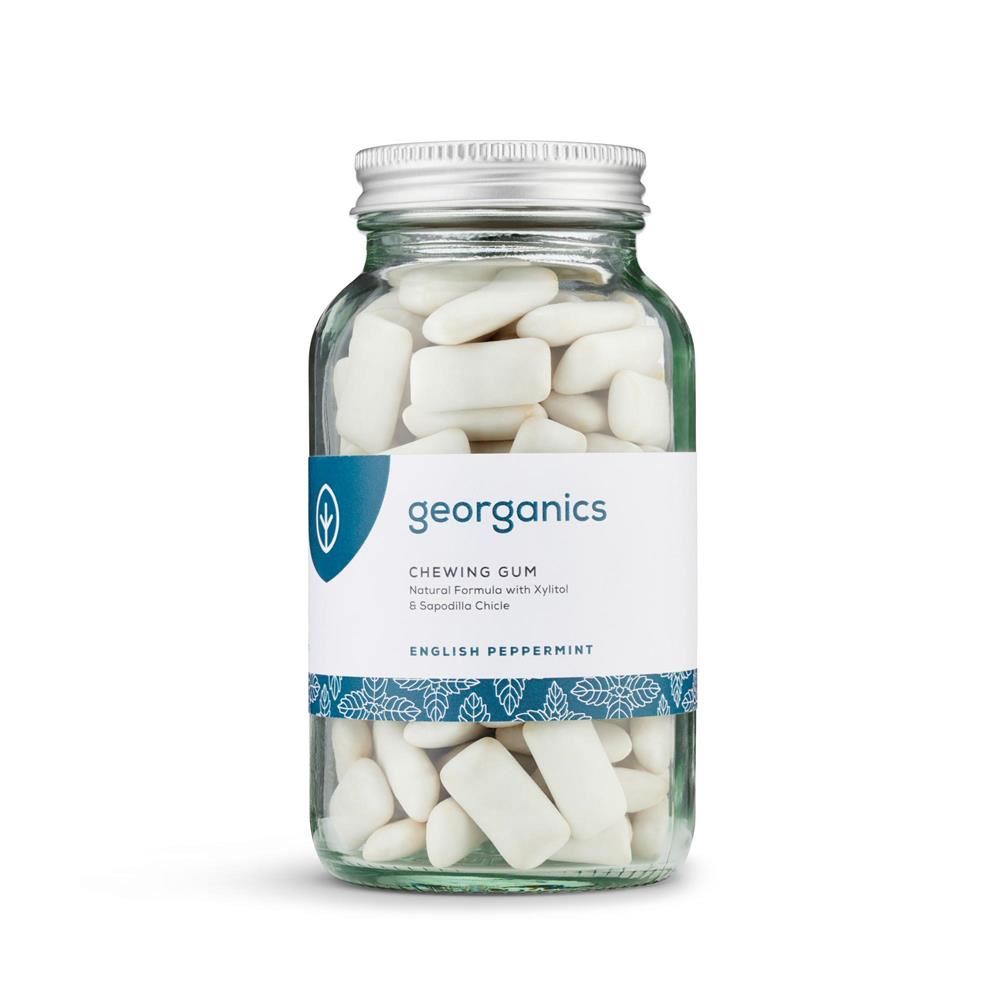 Georganics Chewing Gum - English Peppermint 140 Gums
