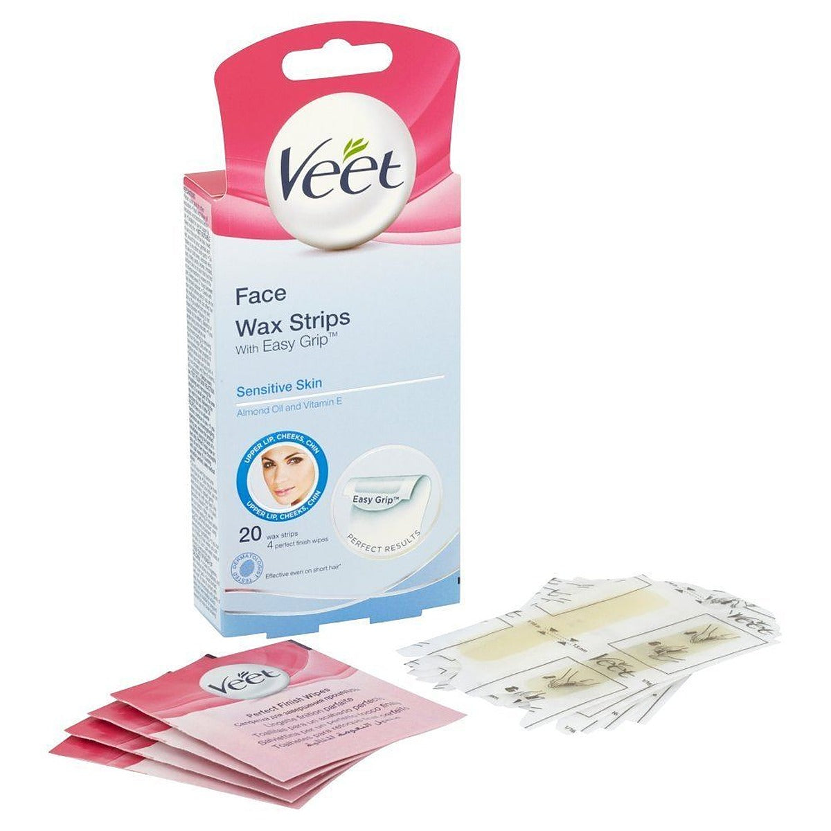 Veet Face Wax Strips Sensitive Skin - Pack of 20 - image 3