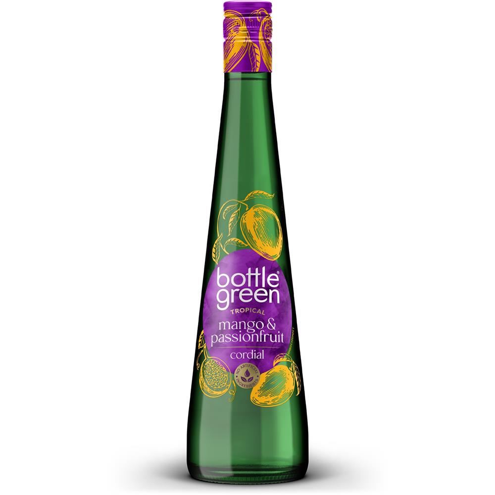 Bottle Green ropical Mango and Passionfruit Cordial 500ml