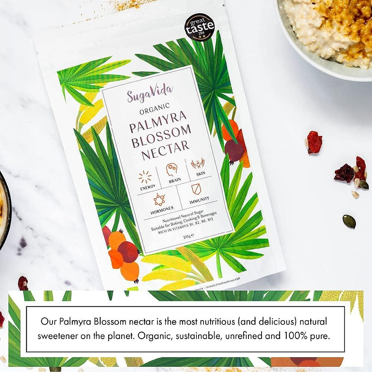 SugaVida's Nutritious Natural Palmyra Blossom Nectar Sugar 250g - image 5