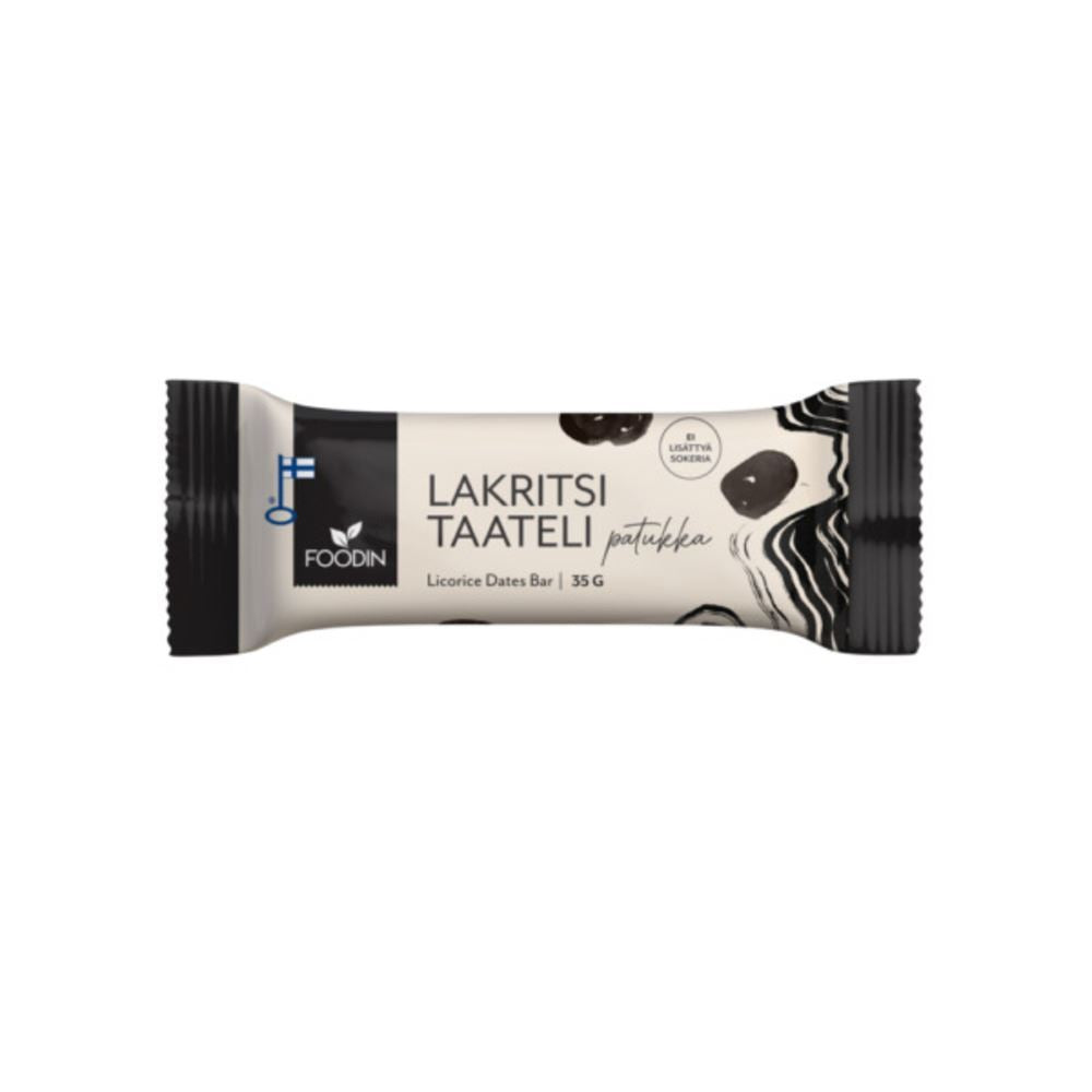 Foodin Licorice Date Bar 35g - 18 Pack