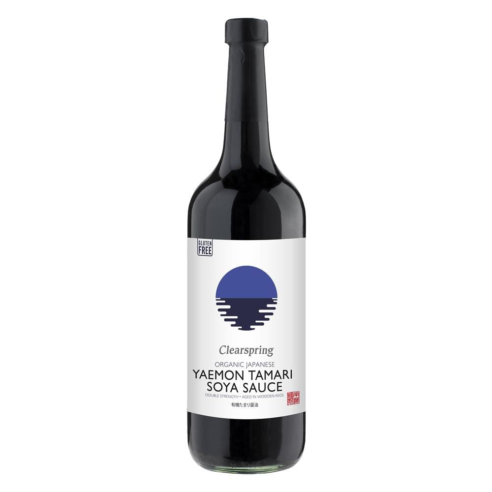 Clearspring Organic Yaemon Tamari Soya Sauce - Double Strength 1000ml