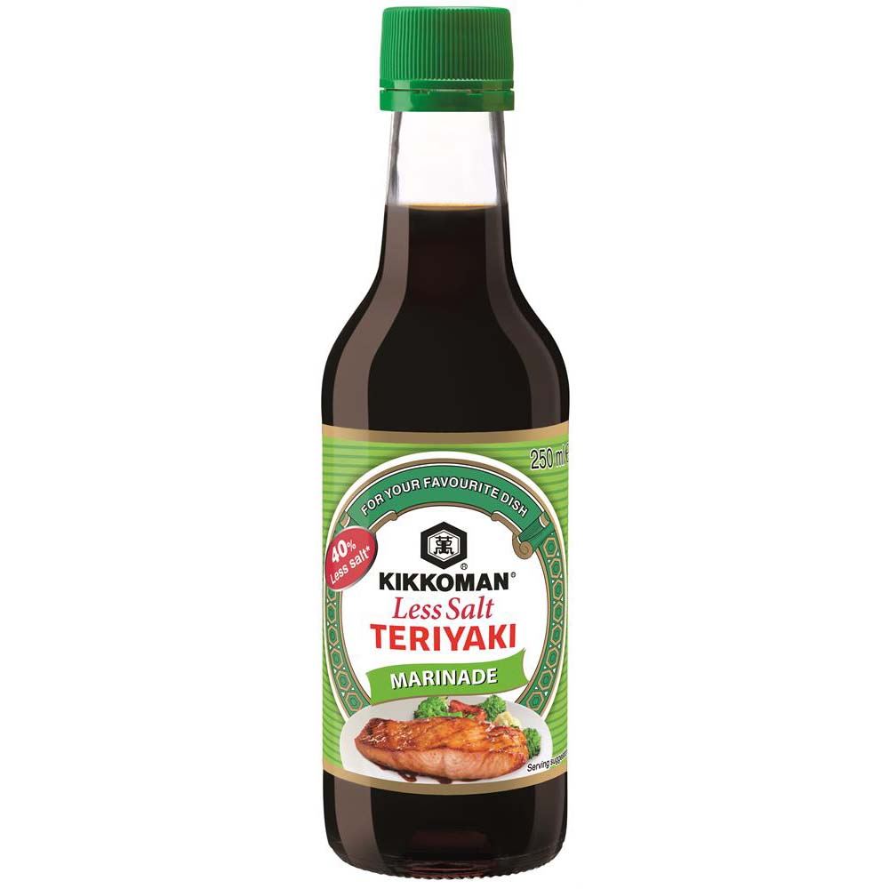 Kikkoman Less Salt Teriyaki Marinade 250ml