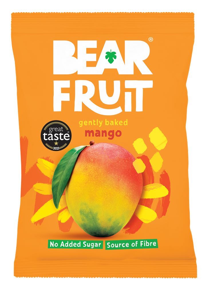 BEAR Fruit Gently Baked Mango 35g - 14 Pack