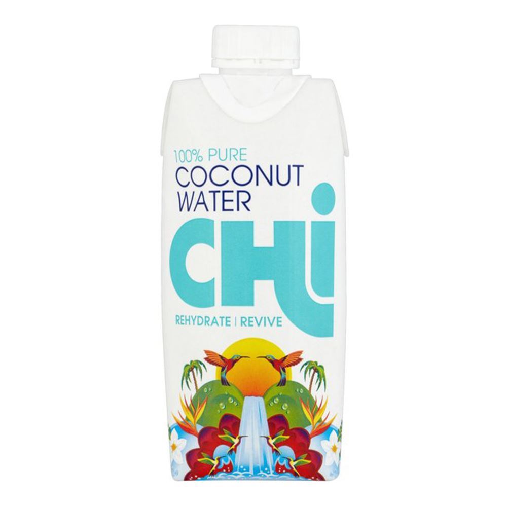 Chi 100% Pure Coconut Water 330ml - 12 Pack