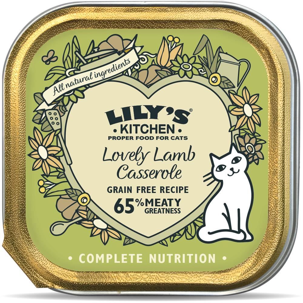 Lilys Kitchen Lily's Kitchen Lovely Lamb Casserole for Cats 85g - 19 Pack