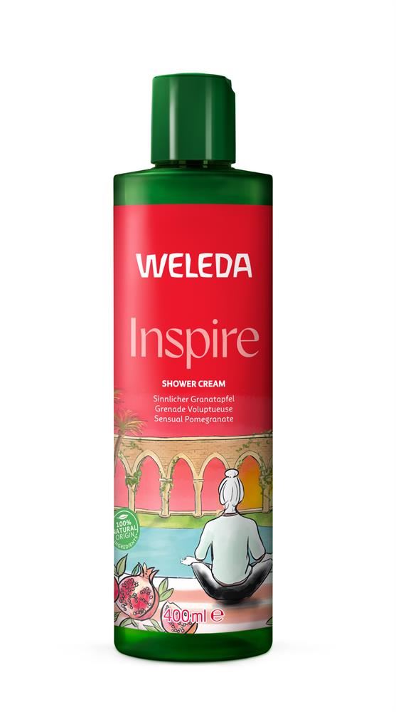 Weleda Inspire Shower Cream Pomegranate 400ml