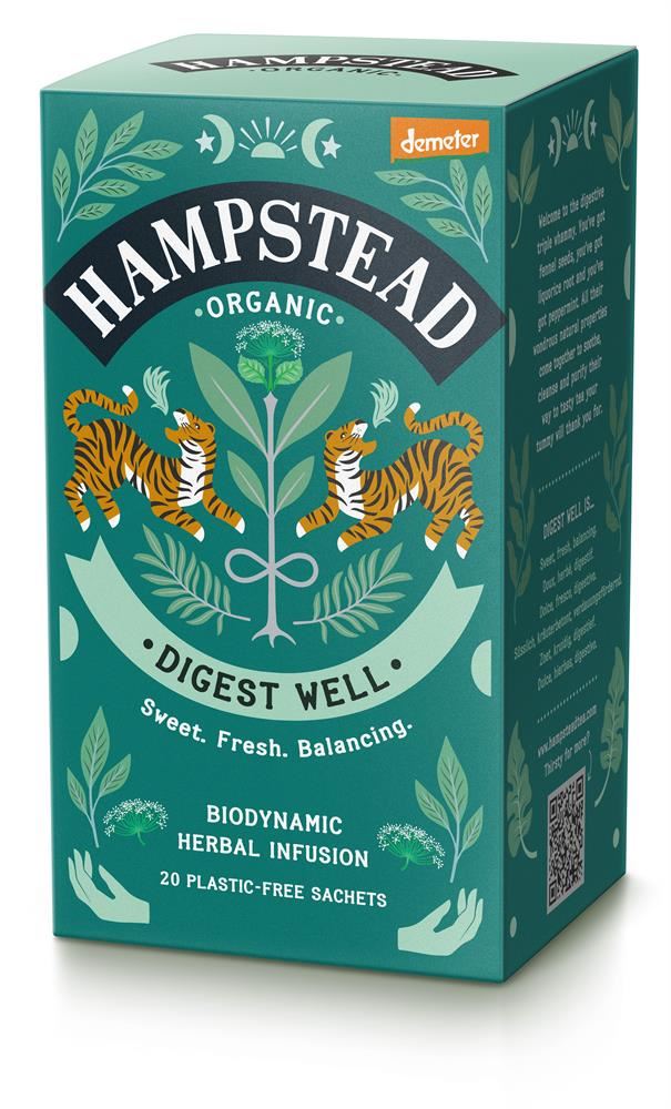 Hampstead Tea Organic Digest Well 20 Bags