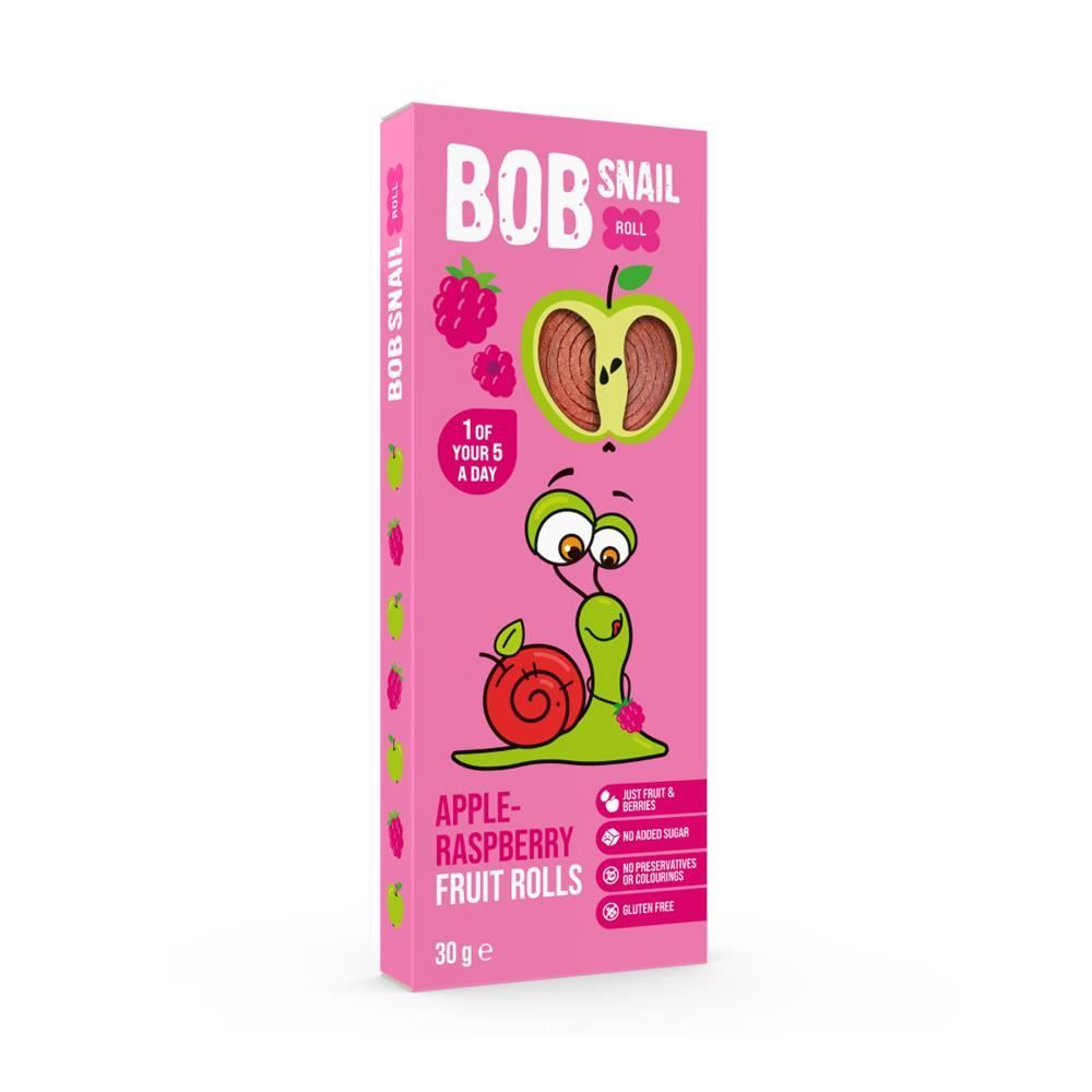 Bob Snail Fruit rolls Apple-Raspberry 30g - 24 Pack