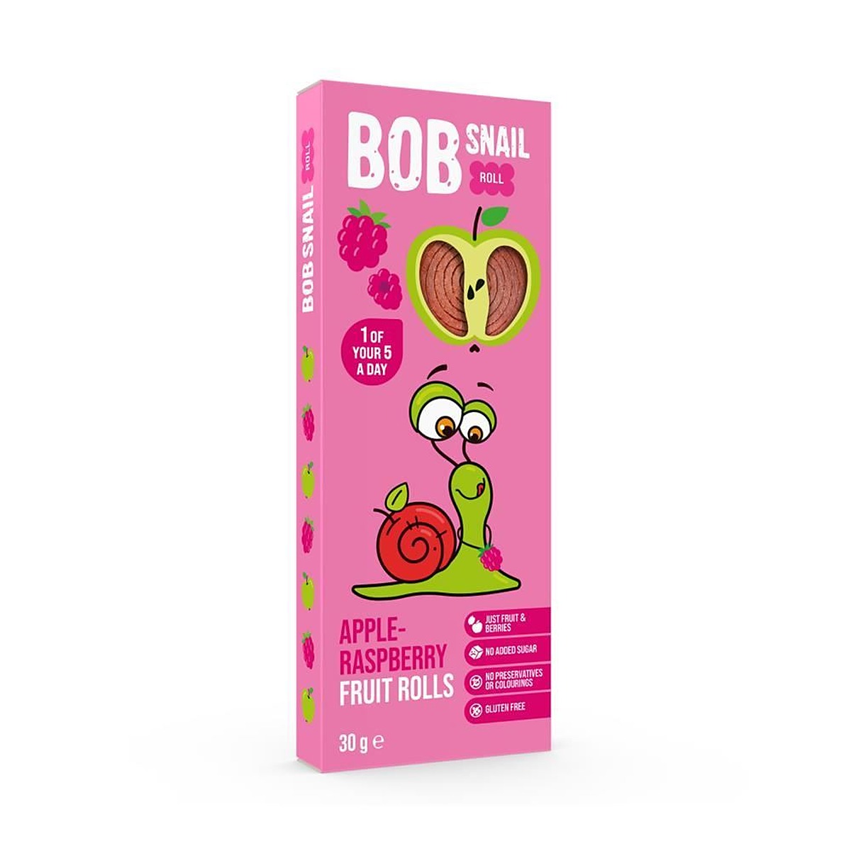 Bob Snail Fruit rolls Apple-Raspberry 30g - 24 Pack