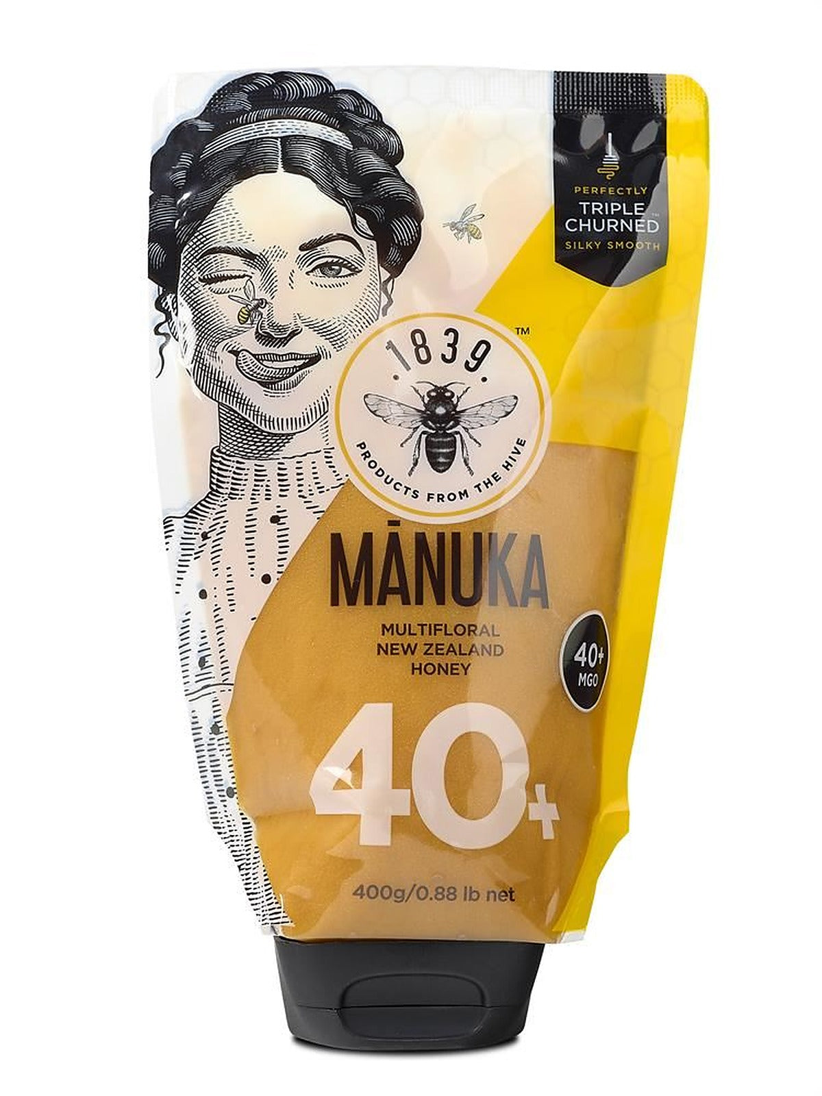 1839 MGO 40+ Multifloral Manuka Honey 400g Pouch