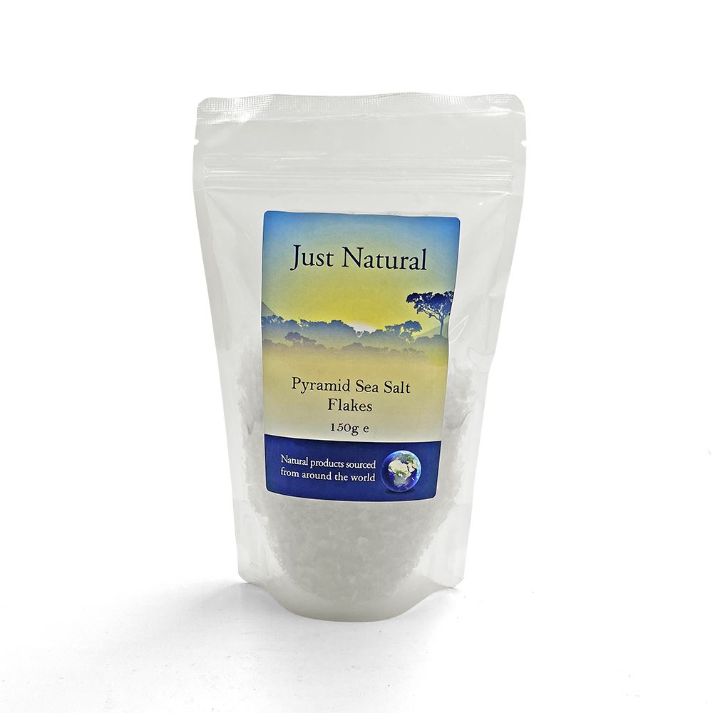 Just Natural Speciality Pyramid Sea Salt Flakes 150g