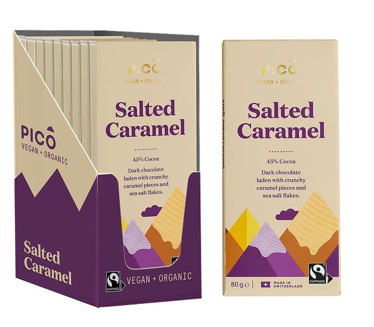 Pico Organic Salted Caramel Chocolate 80g