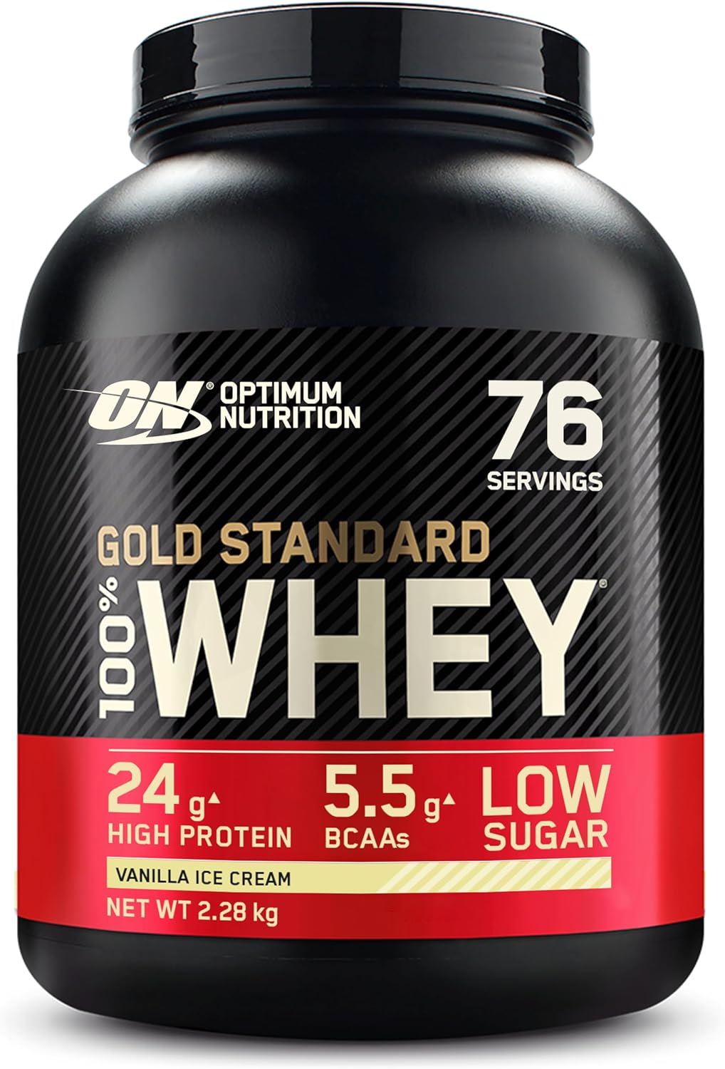 Optimum Nutrition Gold Standard 100% Whey Protein Powder - 900g/2.2kg/4.5kg
