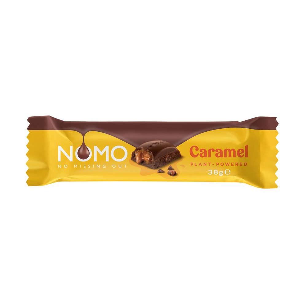 Nomo Free From Carame Chocolate Bar 38g - 6 Pack