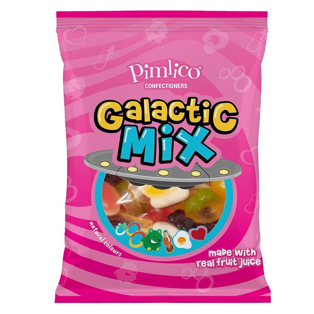Pimlico Confectioners Galactic Mix Bag 120g - 12 Pack