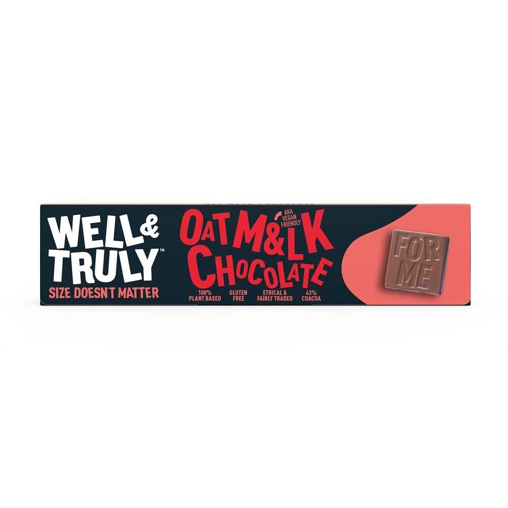 Well and Truly Oat M&lk Chocolate Bar 30g - 20 Pack
