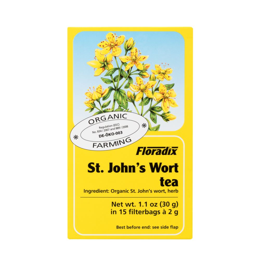 Salus Floradix - Organic St. John's Wort Herbal Tea - 15 Bags