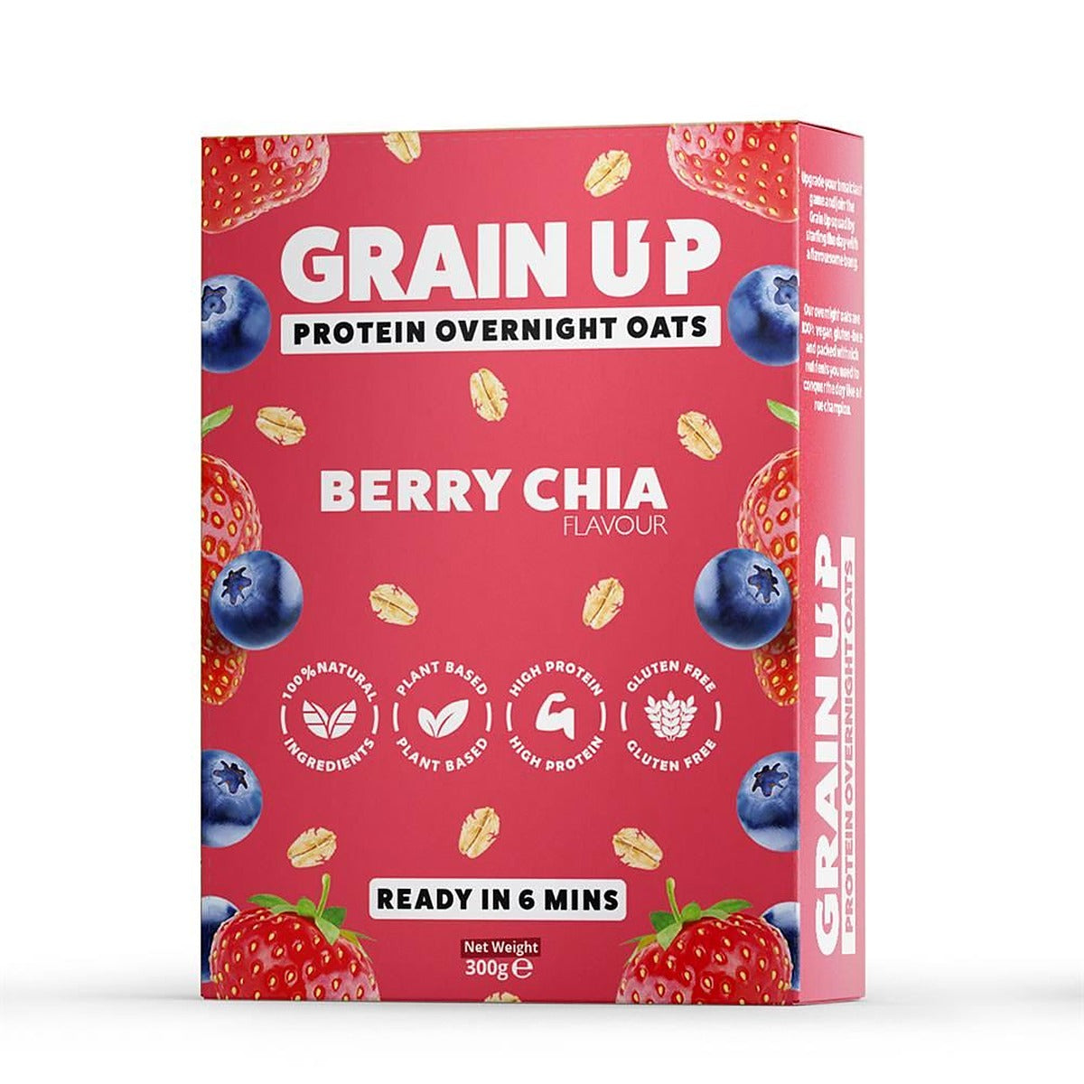 GRAIN UP Overnight Oats - Berry Chia 300g