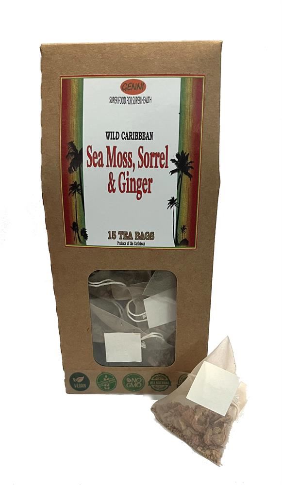 Genni Sea Moss Sorrel 15 Tea Bags