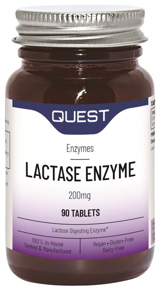 Quest LACTASE 200mg 90 Tablets