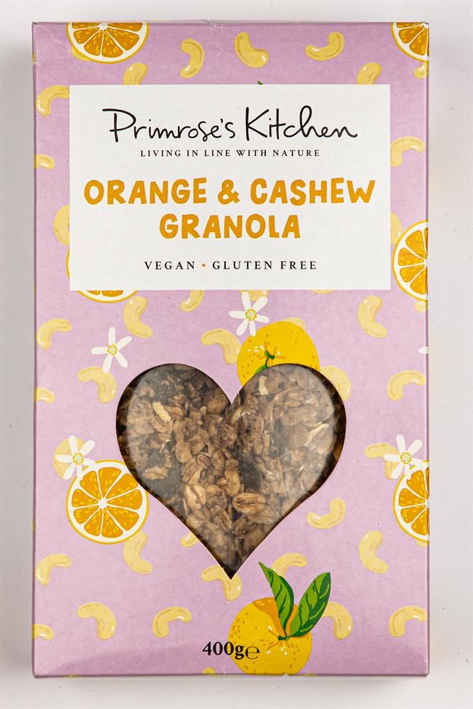 Primroses Kitchen Orange & Cashew Granola 400g