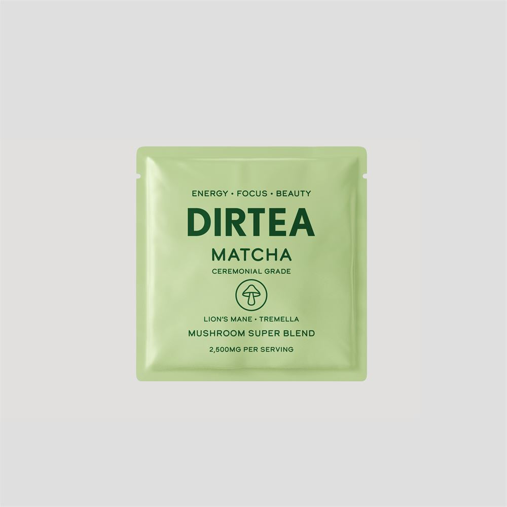 Dirtea Mushroom Matcha 1 single sachet serving