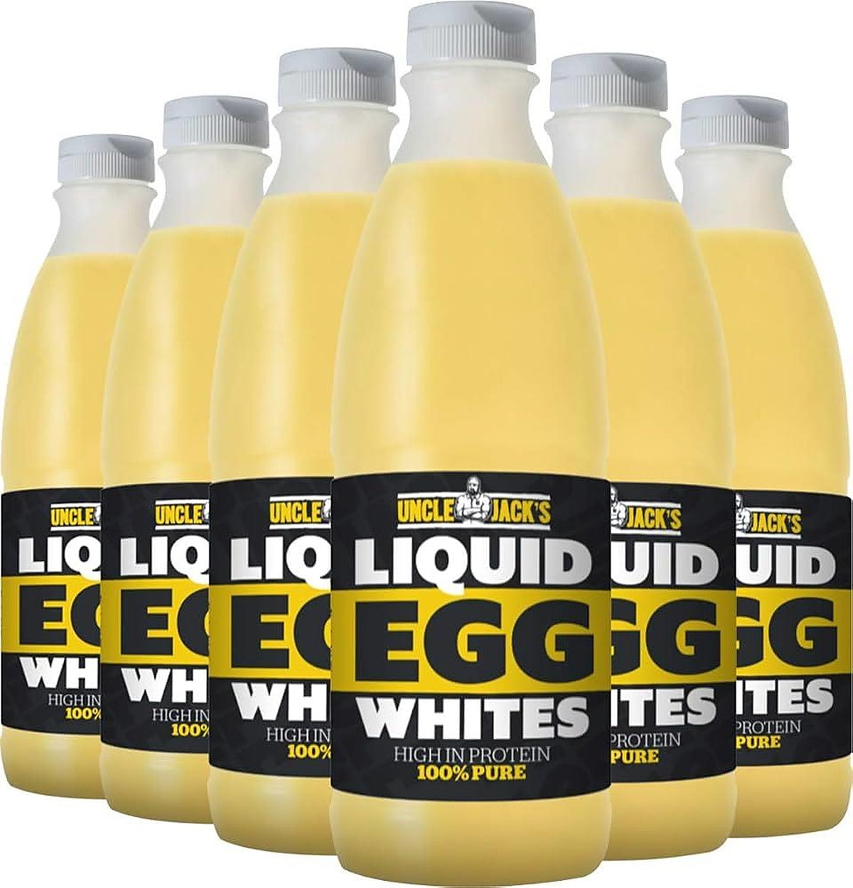 Uncle Jack's Free Range Liqui3d Egg White's - 970ml - Pack of 6