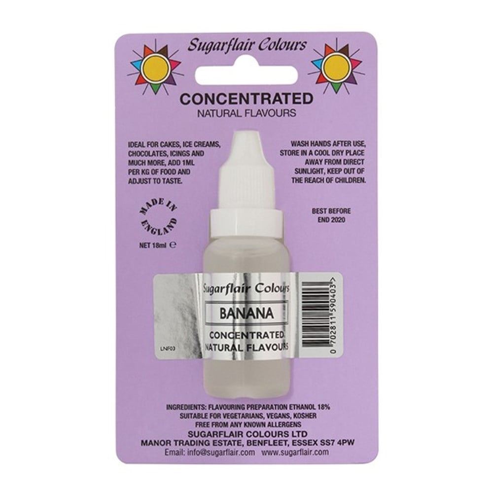 Sugarflair Concentrated NATURAL Food Flavours - 18ml