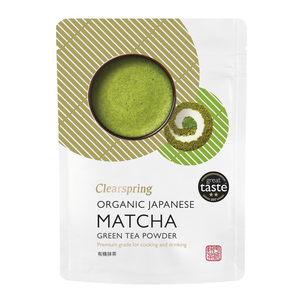 Clearspring Organic Matcha Green tea Powder (Pouch) 40g