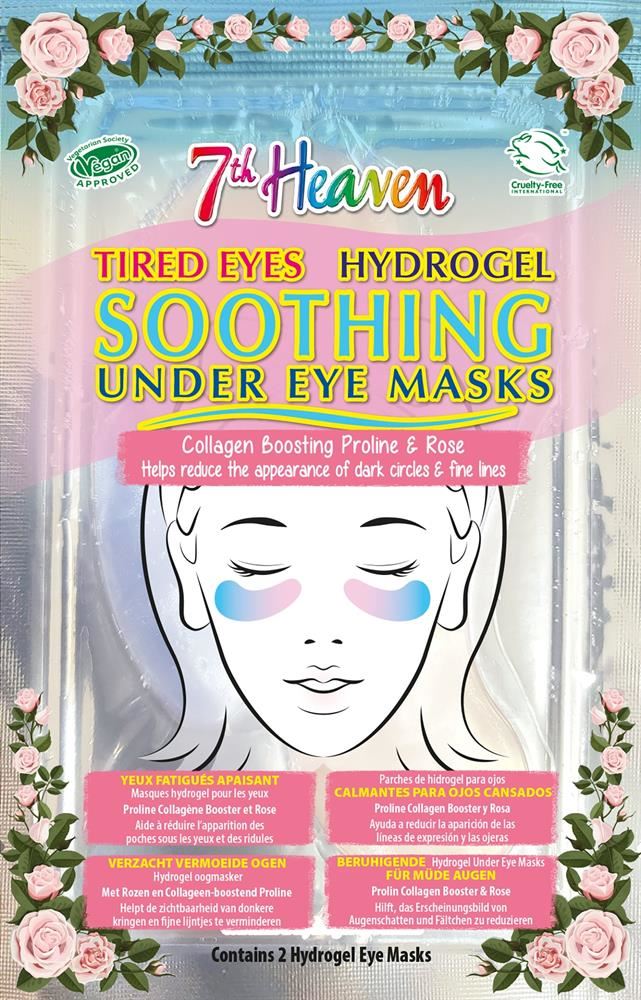 7th Heaven 7H Heaven Hydrogel Soothing Under Eye Masks - 12 Pack