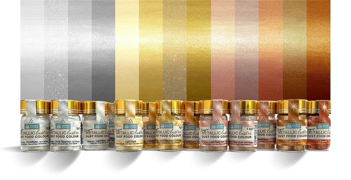 Squires Kitchen Designer Metallic Lustre Dust - All Shades - image 2
