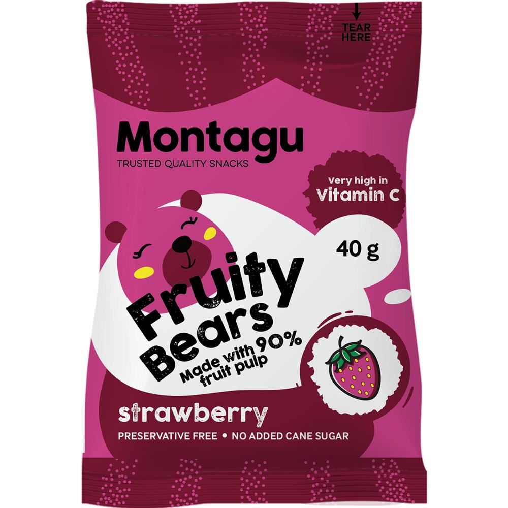Montagu Strawberry Fruity Bears 30g