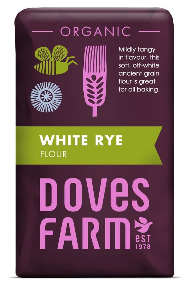 Doves Farm White Rye Flour Organic 1kg
