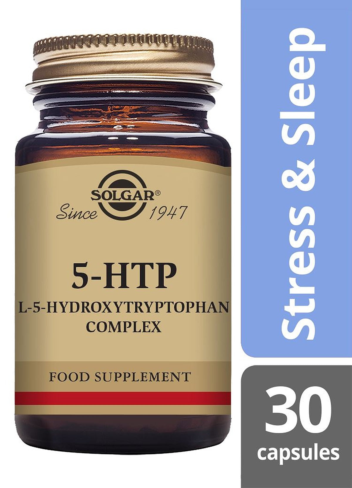 Solgar 5-HTP L-5-Hydroxytryptophan Complex - 30 Vegicaps - image 2