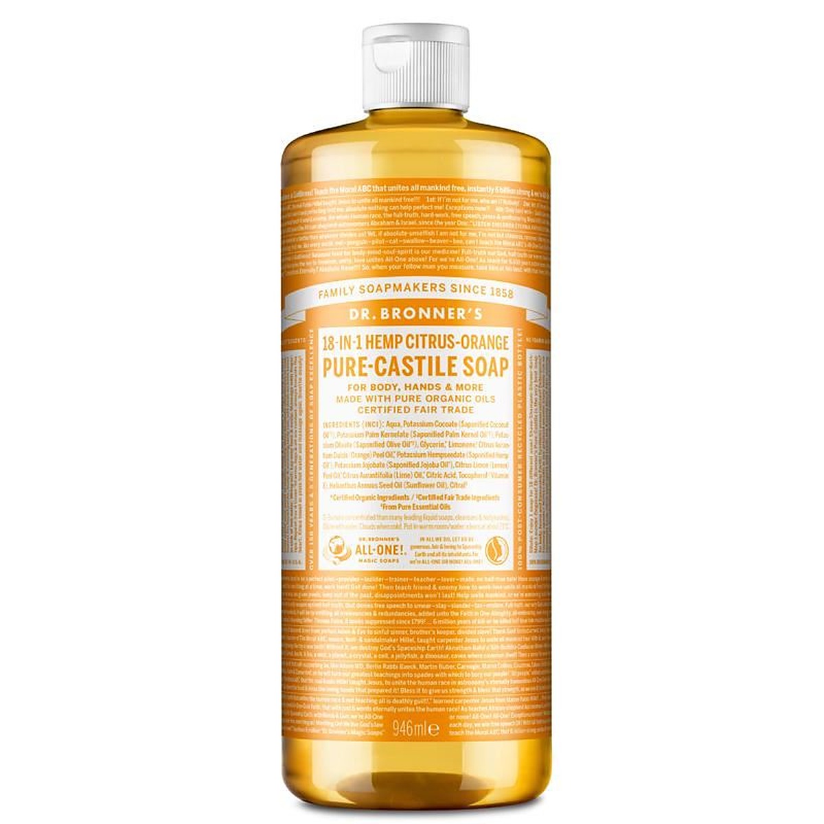 Dr Bronner's All-One Magic Soap - All Sizes and Scents - image 16