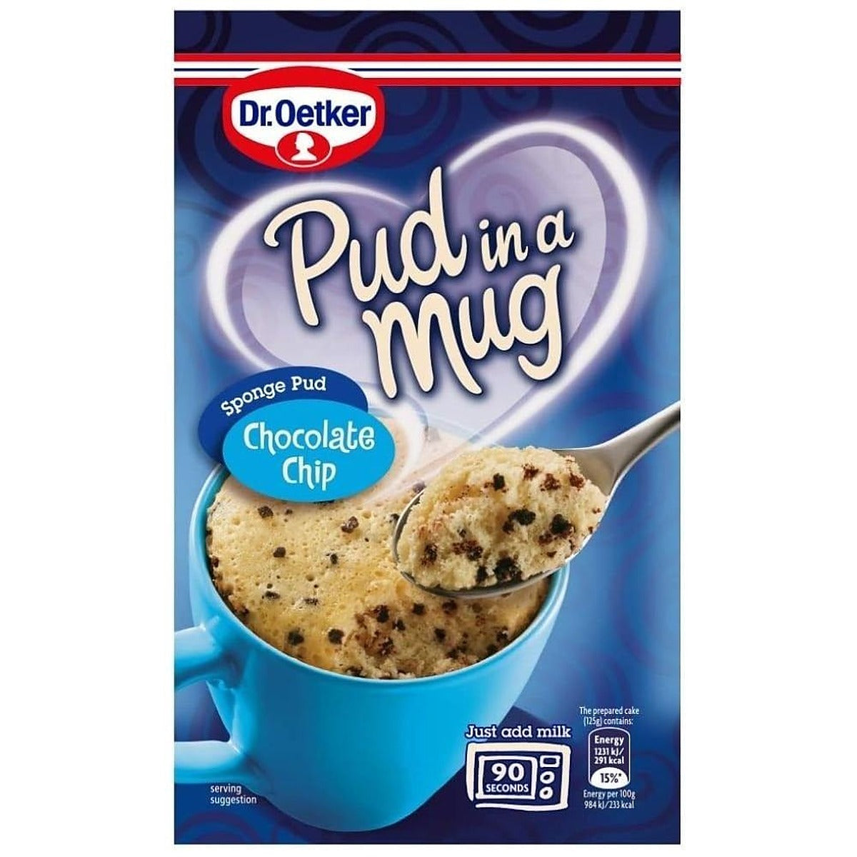 Dr. Oetker Chocolate Chip - Pud In A Mug 65g - Pack of 15