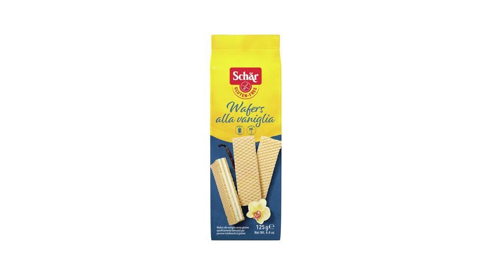 Schar Gluten Free Vanilla Waffers 125g - 6 Pack