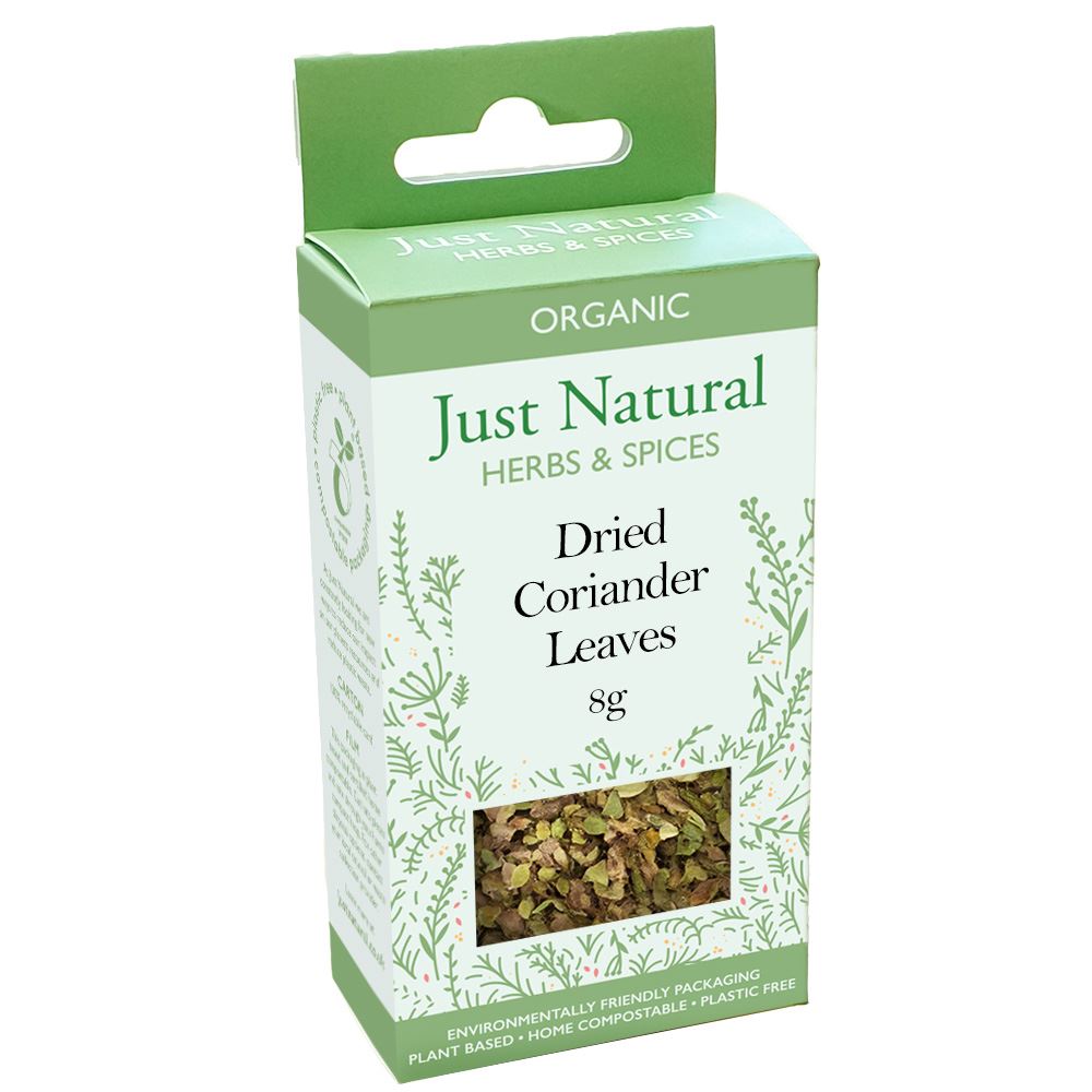 Just Natural Herbs Organic Coriander Leaf (Box) 8g