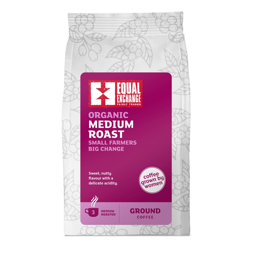 Equal Exchange Organic & Fair Trade Medium Roast & Ground Coffee 200g