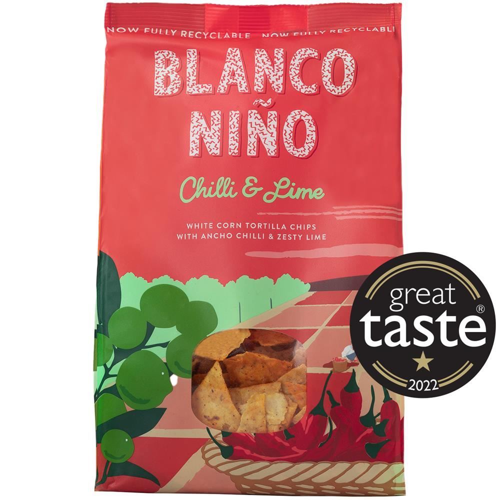 Blanco Nino Chilli & Lime Tortilla Chips 170g - 8 Pack