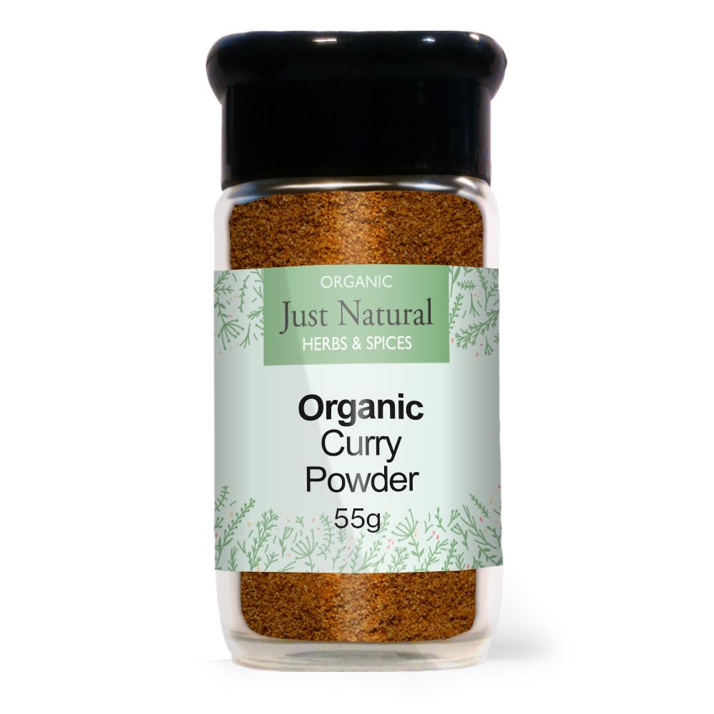 Just Natural Herbs Organic Curry Powder (Glass Jar) 55g