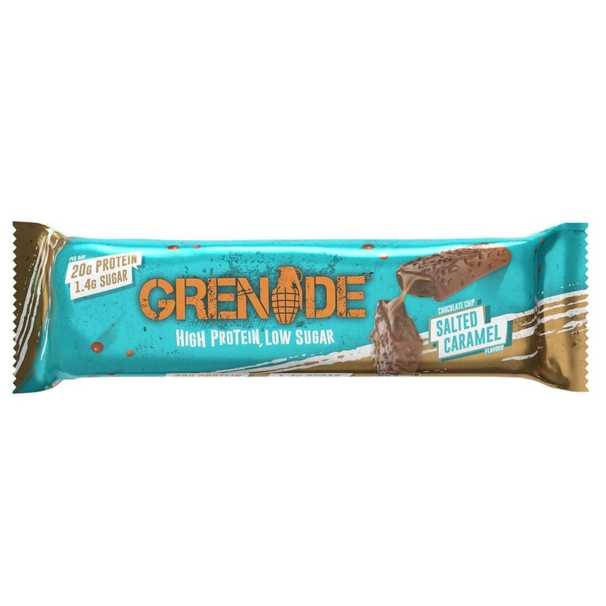 Grenade Carb Killa Chocolate Chip Salted Caramel 60g - 12 Pack