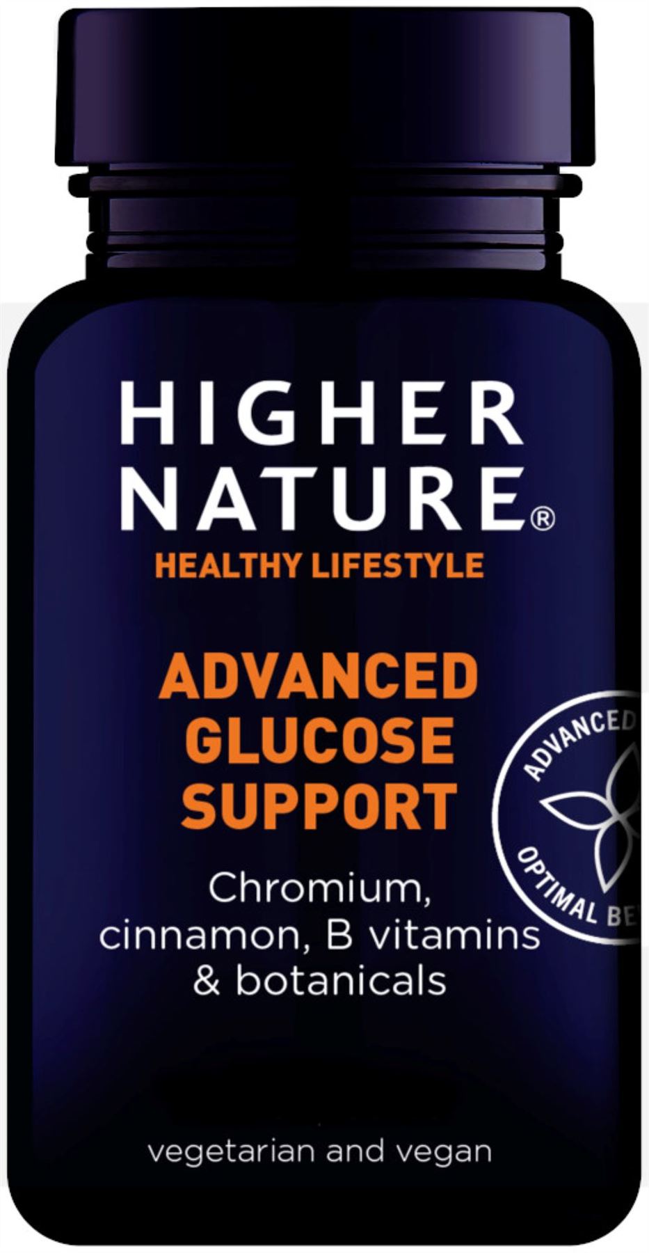 Higher Nature Advanced Glucose Support 90 Capsules
