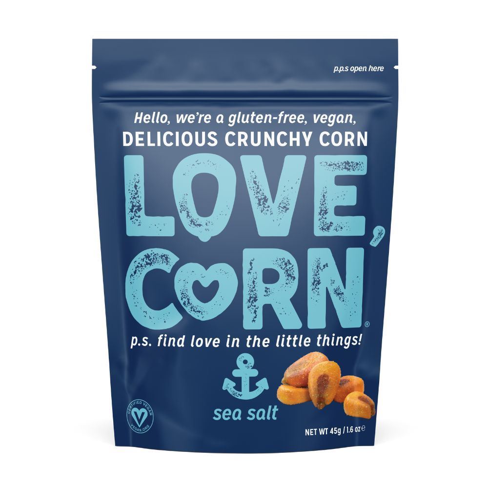 Love Corn Sea Salt Corn Snack 45g - 10 Pack