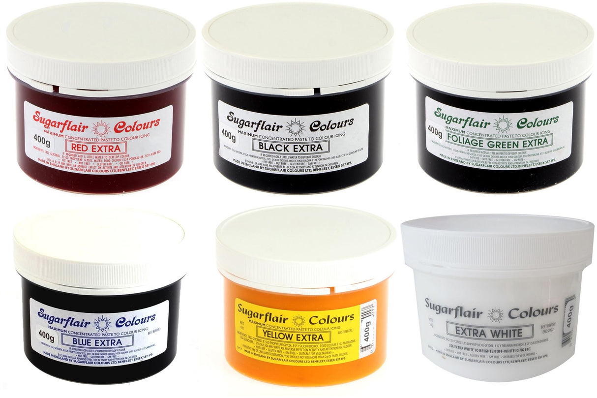 Sugarflair Concentrated Food Colouring Paste Extra 400g